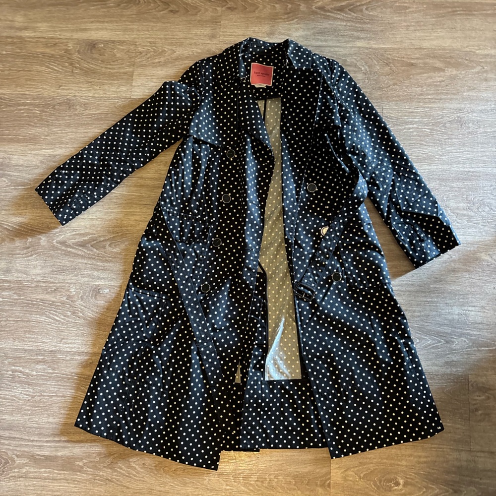 kate spade Black and White Polka Dot Jacket